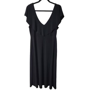 Elegant Black Off The Shoulder Dress Size 2X